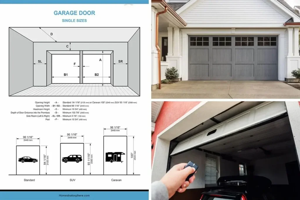 Standard Garage Door Sizes Explained