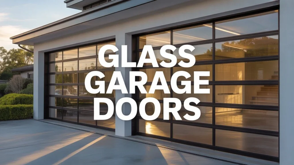 Glass garage doors Glass garage doors