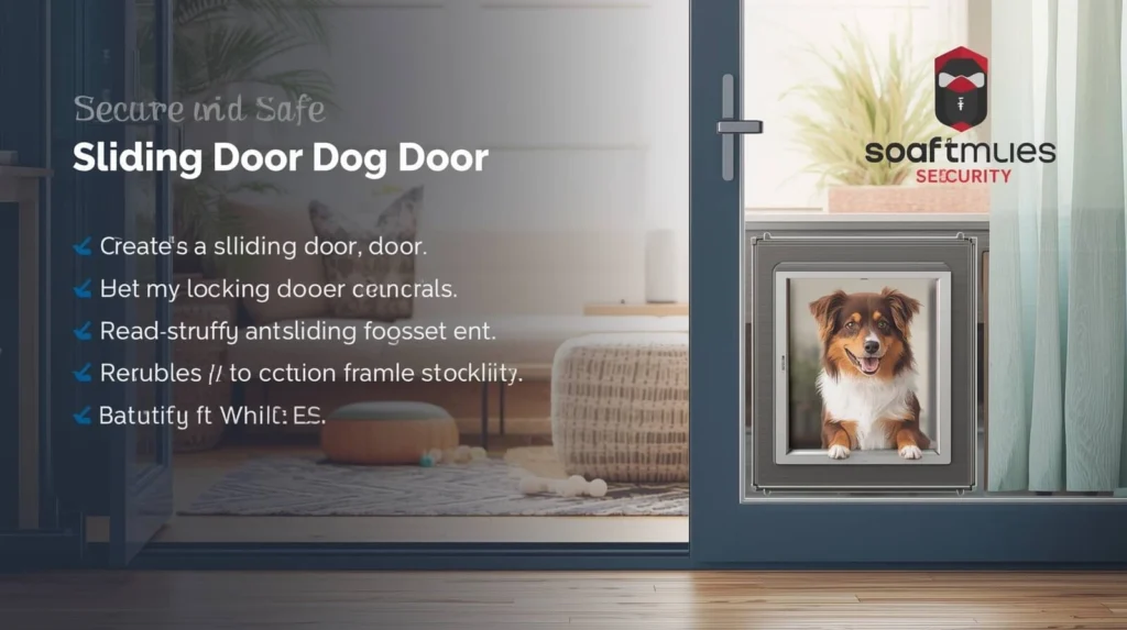 Sliding door dog door 1 Sliding door dog door