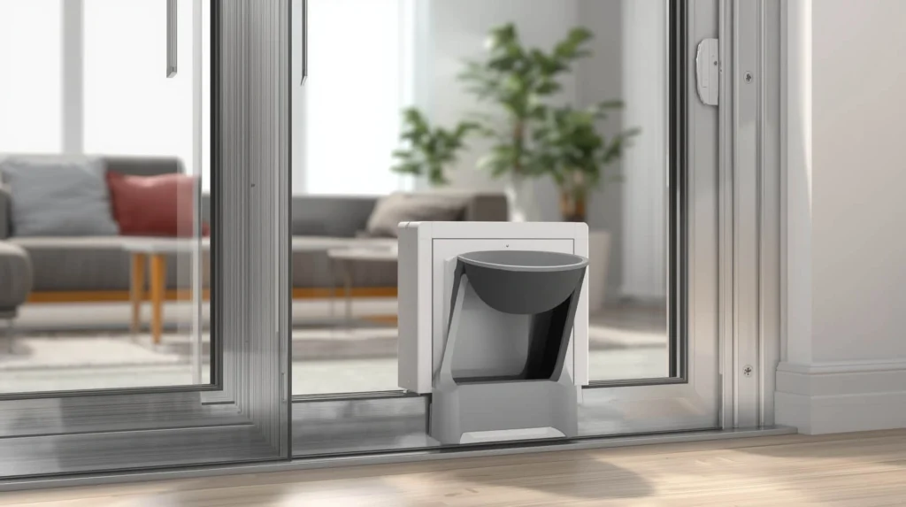 Sliding door dog door 3 Sliding door dog door