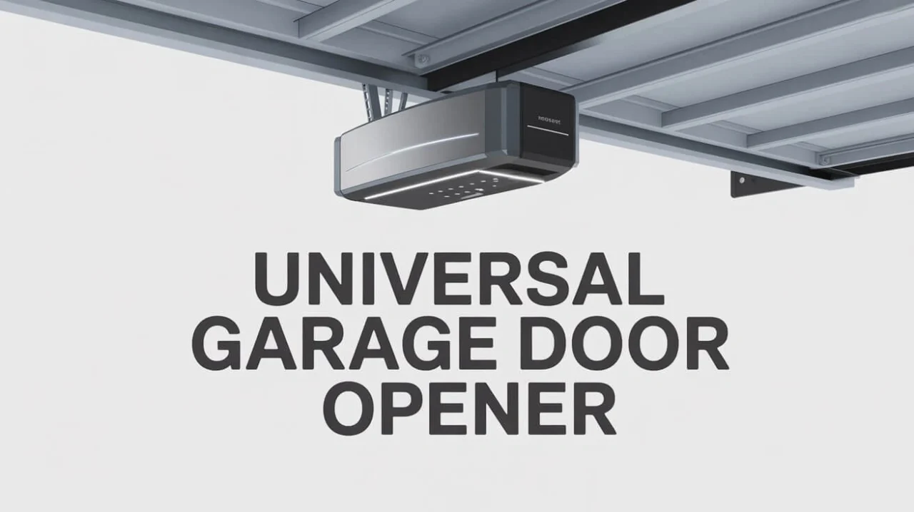 Universal garage door opener