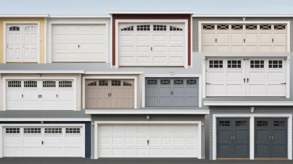 Garage door sizes