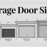 Garage door sizes