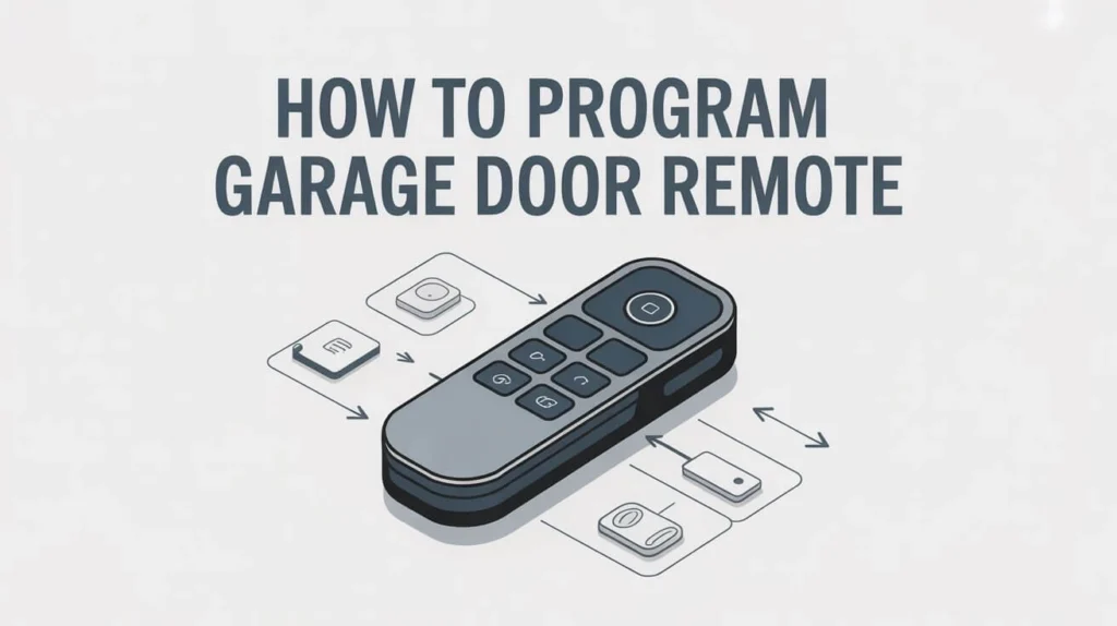 How to Program Garage Door Remote How to Program Garage Door Remote
